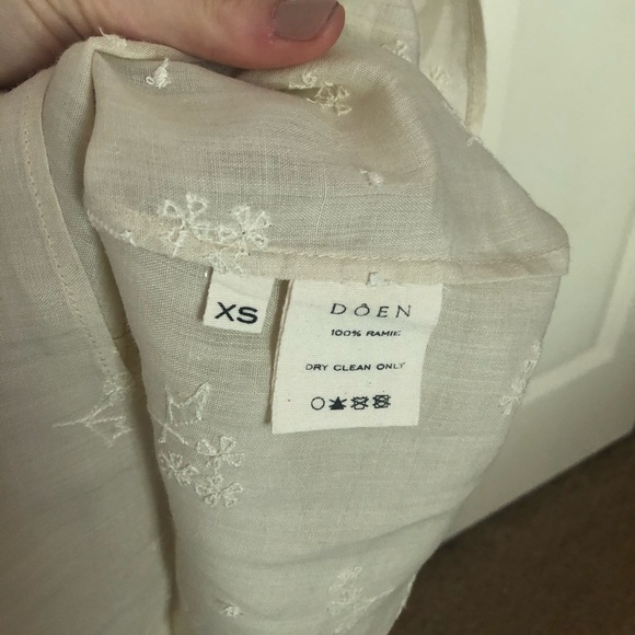 Doen Cadence Top in Dove Size XS NWOT - Picture 7 of 8